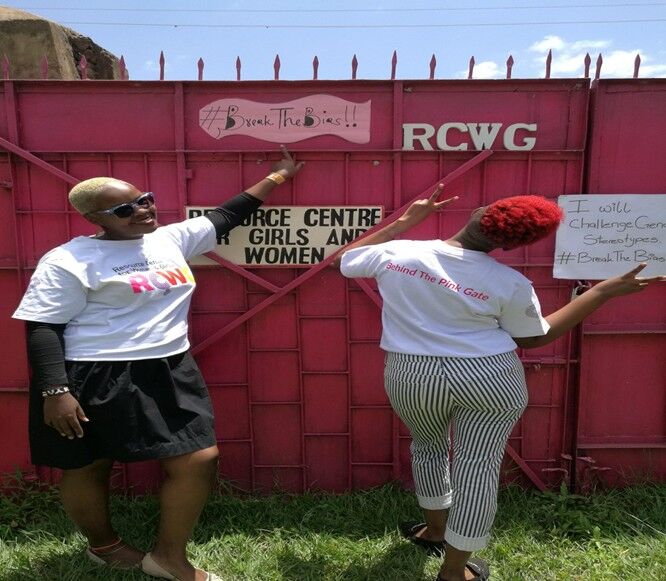  Nyawira Wahito (Right), the Director of the Resource Centre for Women and Girls.