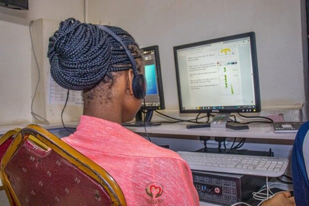 One of the young women at Passion to Share Foundation/PHOTO BY PASSION TO SHARE FOUNDATION
